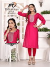 Titli Vol 1 By Pt Rayon Viscose Dobby Surat Kurti Wholesale Market
